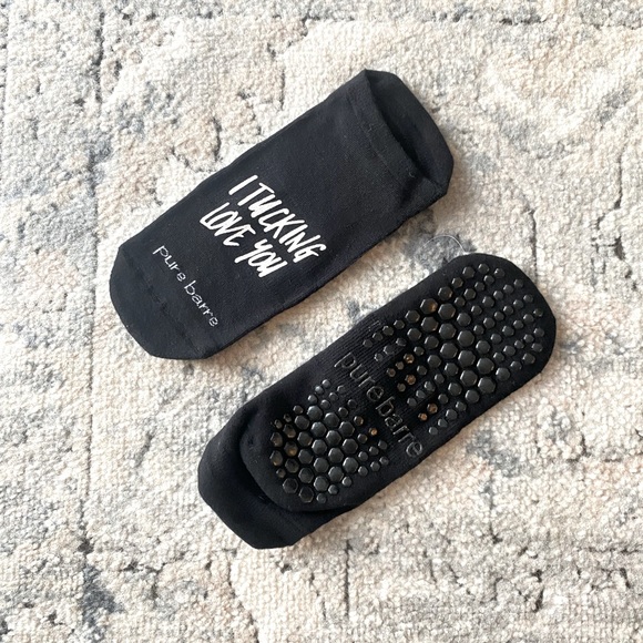 Pure Barre Accessories Nwot Pure Barre Socks I Tucking Love You